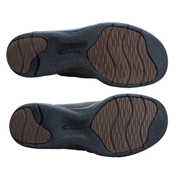 Clarks Women's Brown Suede Faux Fur Ankle Boots Size 6M NWOT - Picture 10 of 12